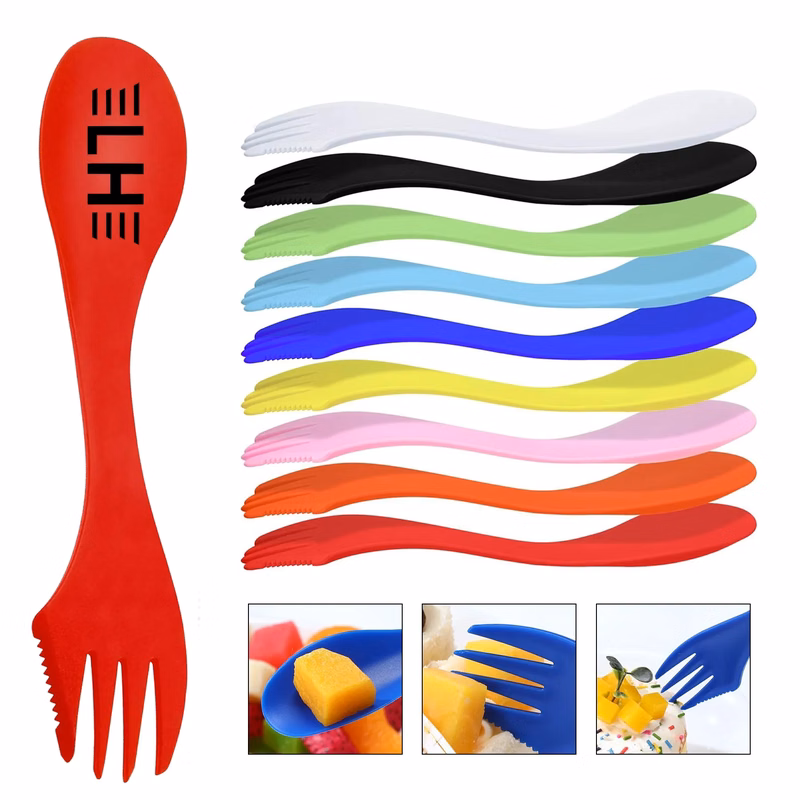 3 In 1 Plastic Spoon