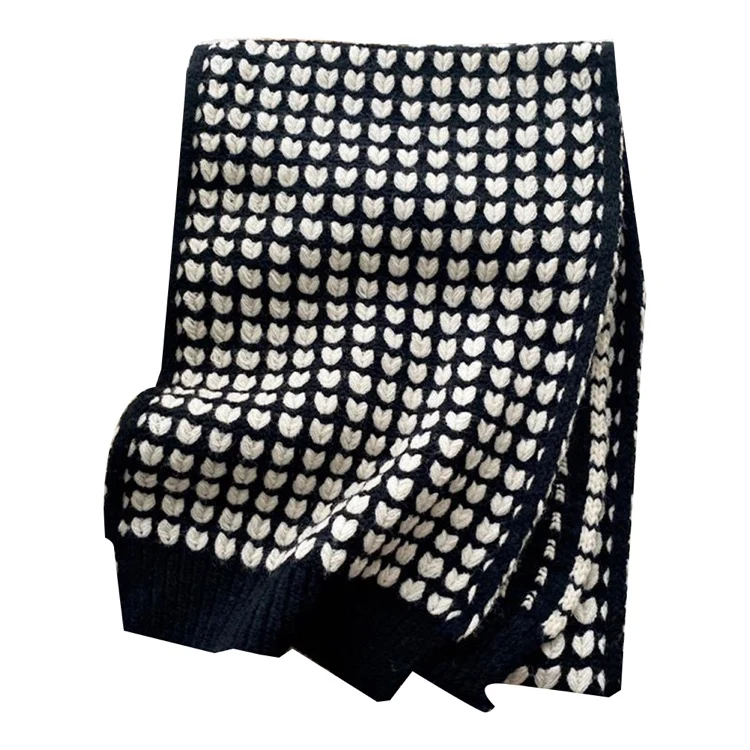 Love Knitted Wool Scarf 1