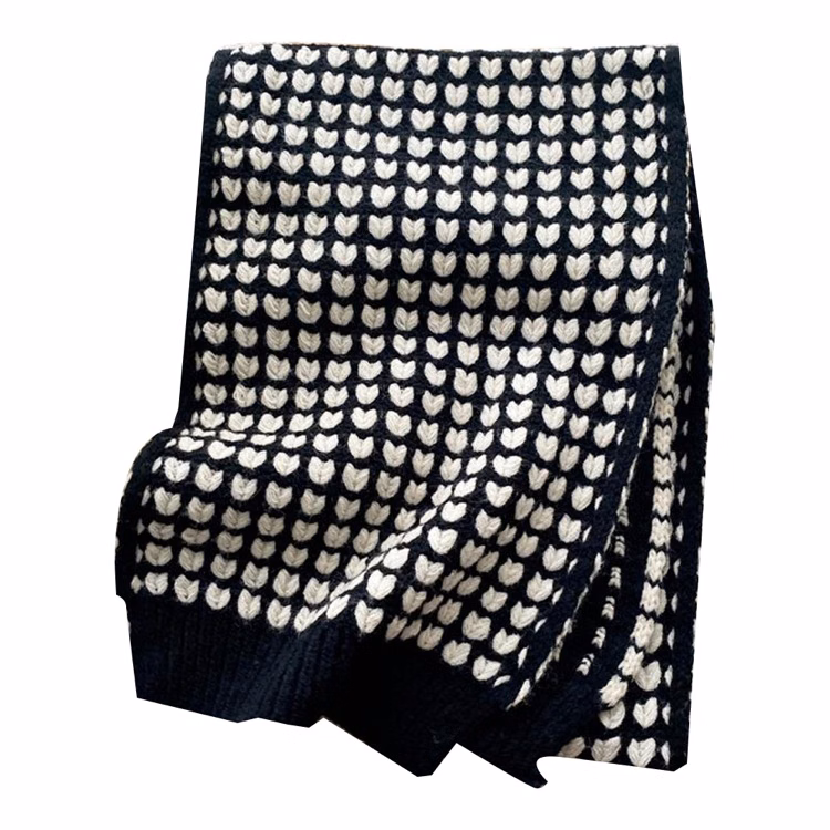 Love Knitted Wool Scarf