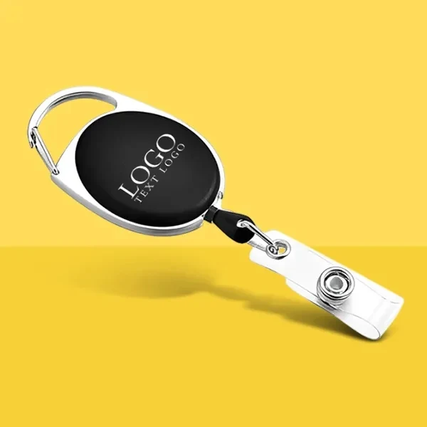 Custom Plastic Easy To Pull Buckle Badge Hanging 1