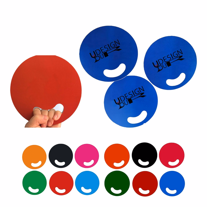 Round PP Handle-Less Advertising Hand Fan