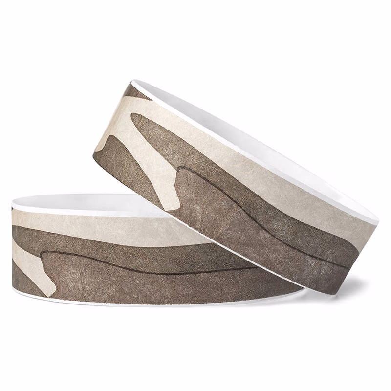 Desert Camo Tyvek Wristbands