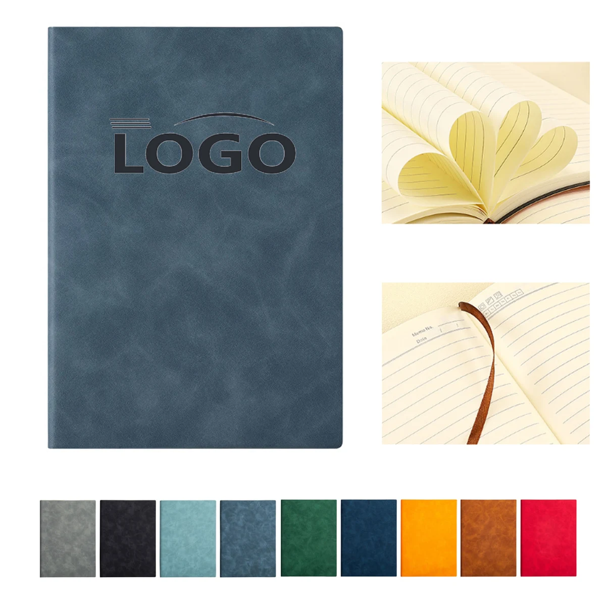 A5 Super Thick Business Office Soft Leather Notebook 1
