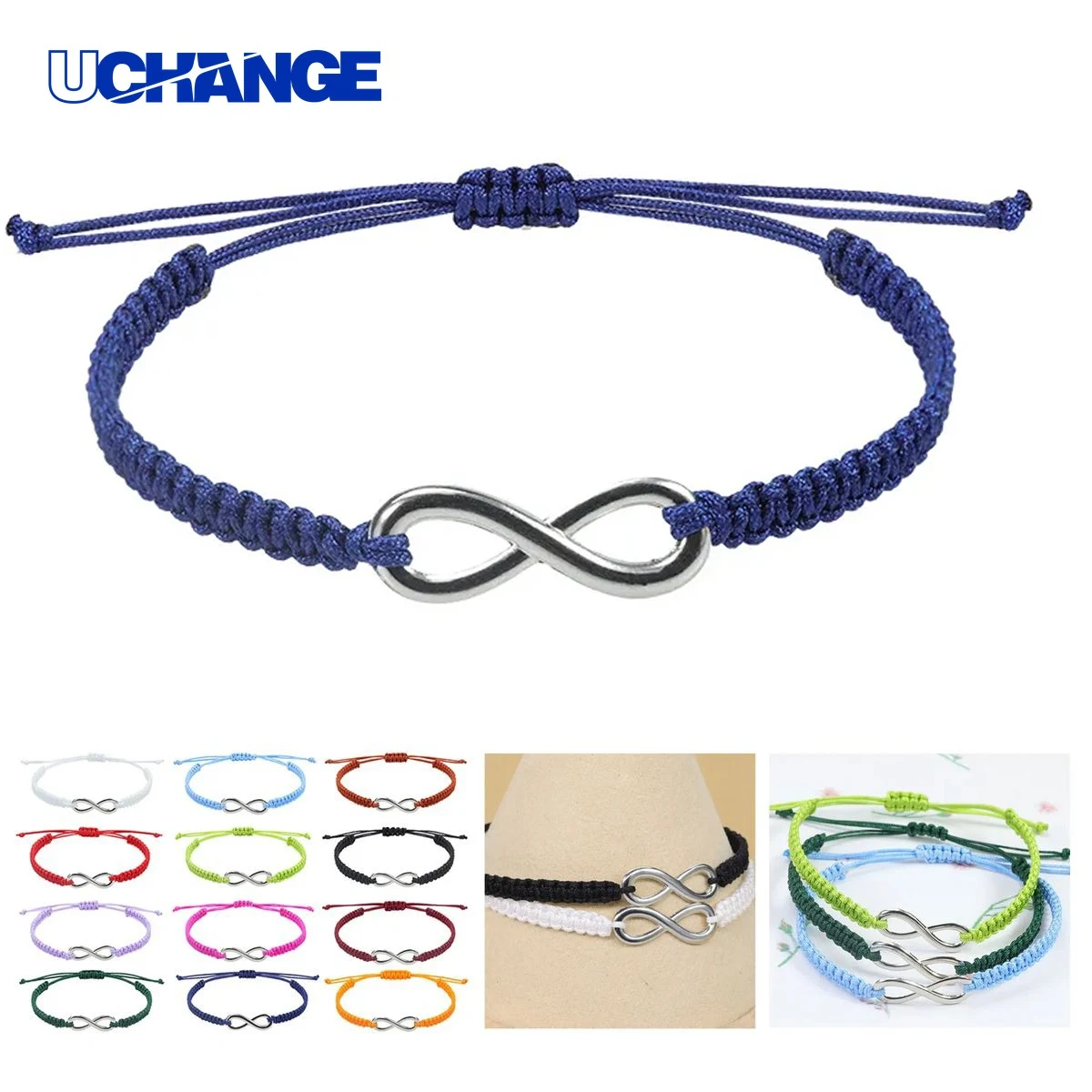 Woven Bracelet with Steel Accent 1
