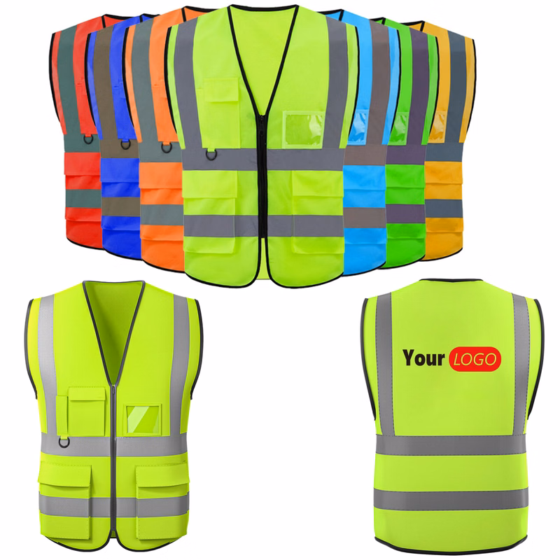 Reflective Vest With Multiple Pockets