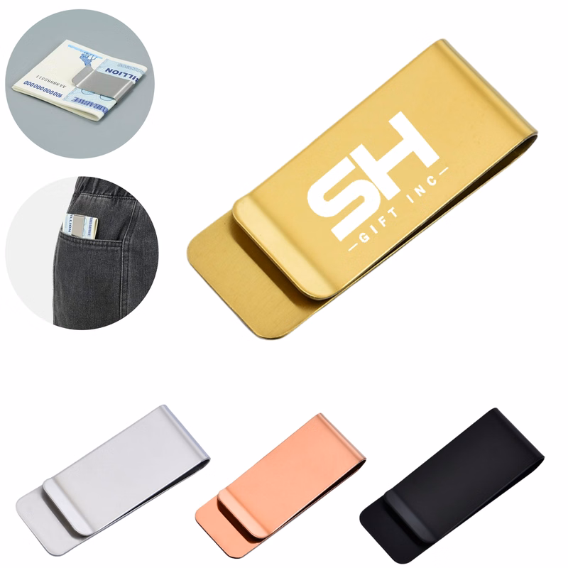 Slim Stainless Steel Money Clip