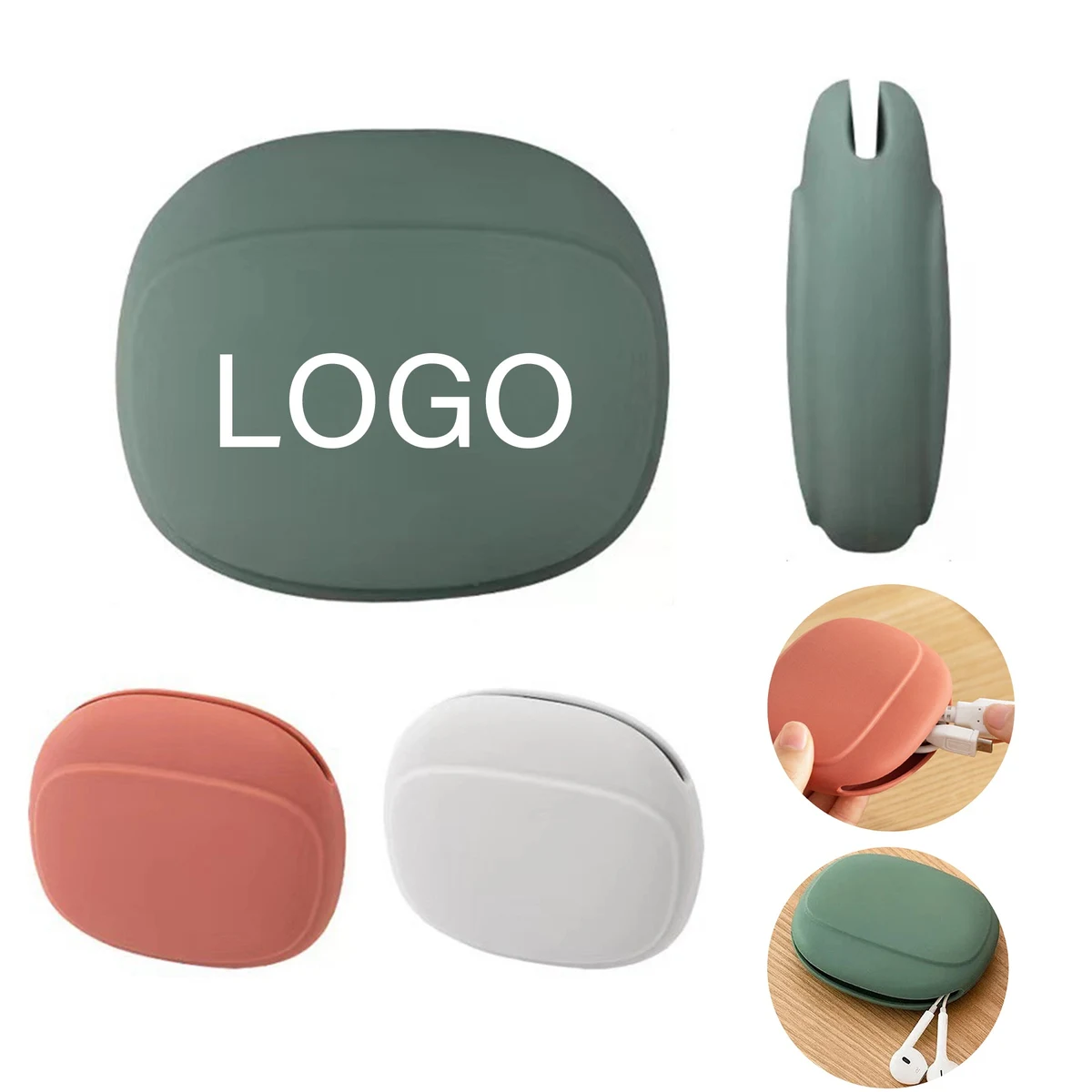 Silicone Earphone Storage Organizer Bag 1