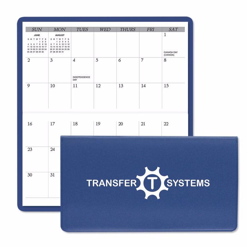 Horizontal Monthly Pocket Planner