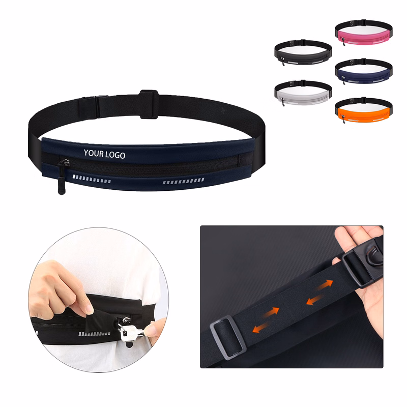 MOQ:50pcs Custom Logo Adjustable Waist Bag