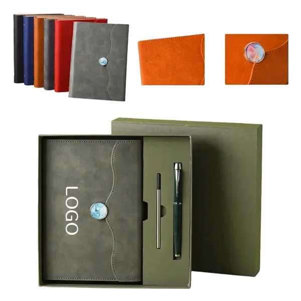 Leaf Pattern Notebook Set
