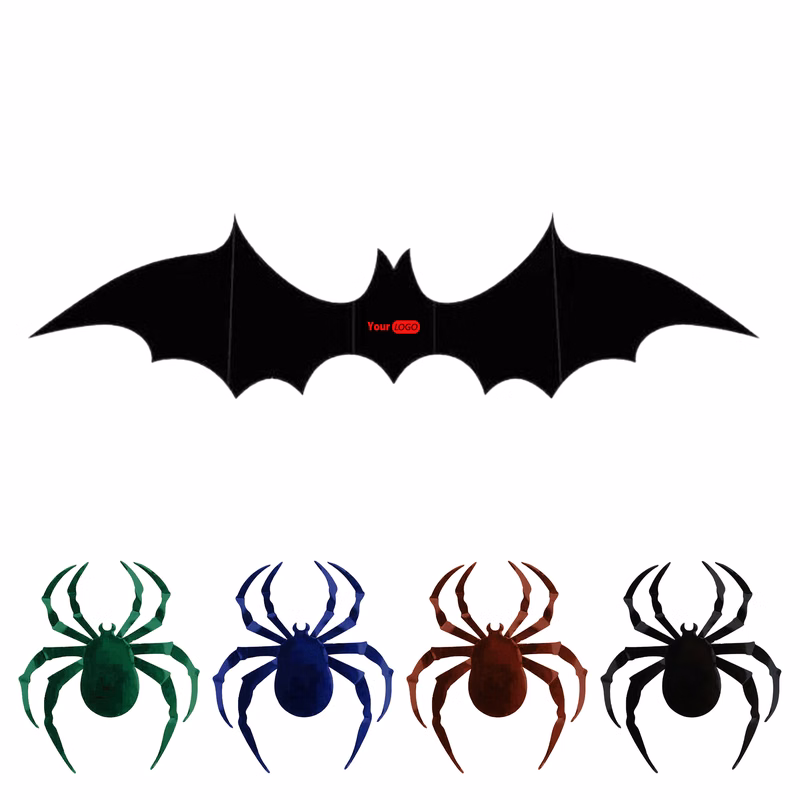 Pvc Halloween 3D Bat Spider Wall Stickers ?C Realistic And Reusable