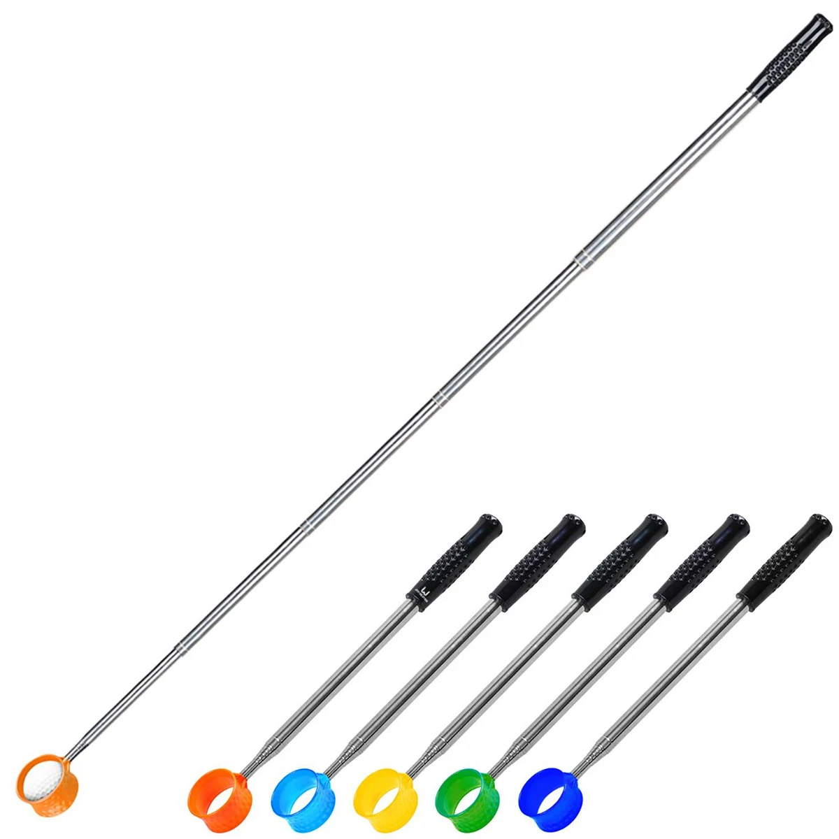 Telescopic Stainless Steel Golf Ball Retriever Tool 1