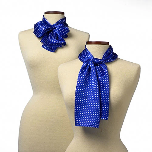 Royal Blue Newport Polyester Scarf - 8"x45" 1