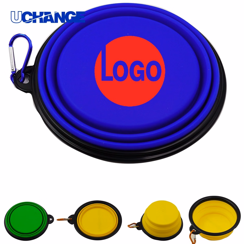 Collapsible TPE Pet Bowl With Hiking Buckle