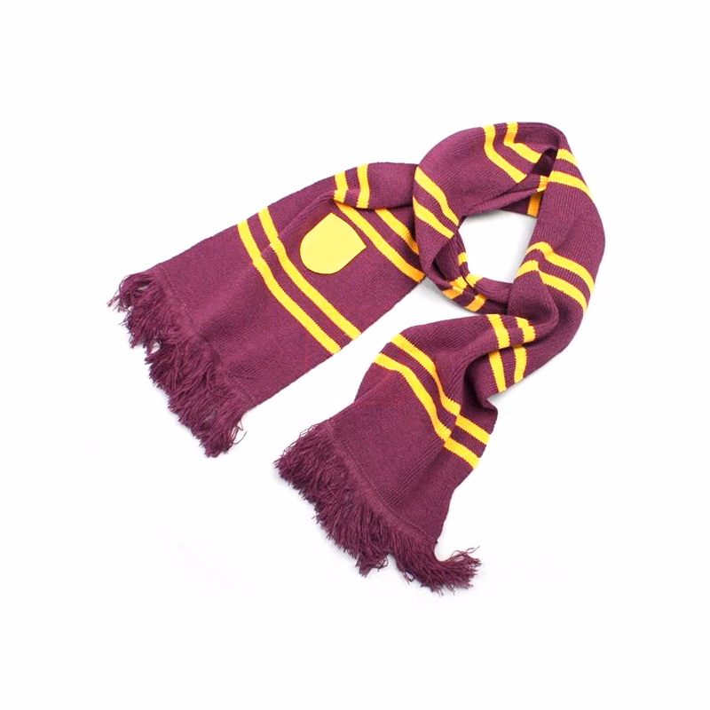 Two-Tone Fleece Knit Scarf With Fringe