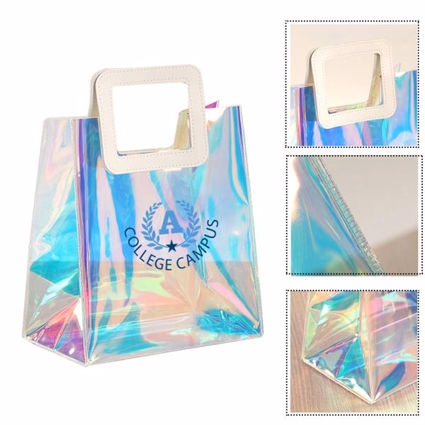 Holographic PVC Handbag Gift Wrap Bag