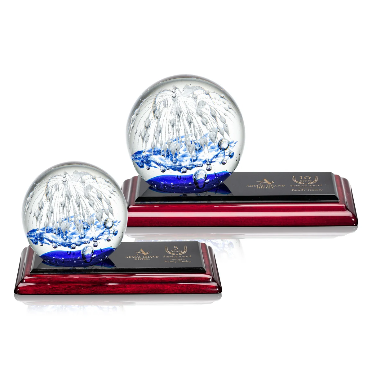 Starburst Award on Rosewood Base 1