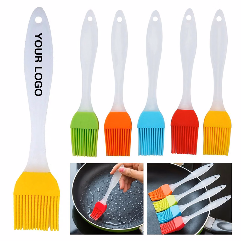 Compact Silicone BBQ Brush for Outdoor Grills