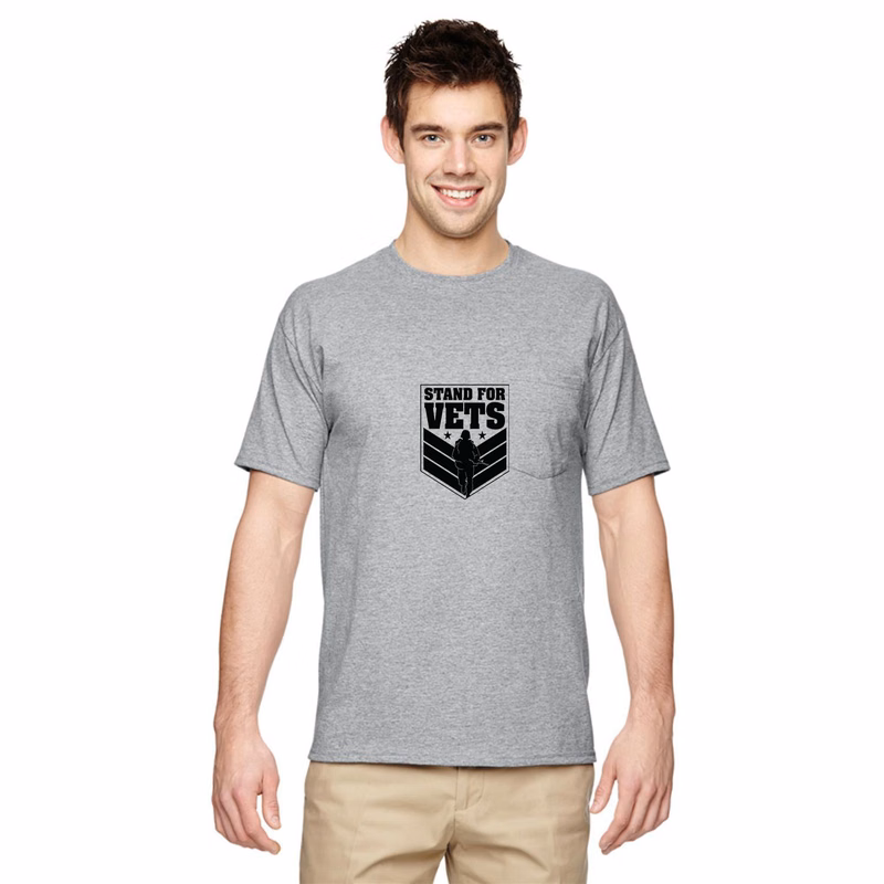 Jerzees 5.6 oz 50/50 Cotton / Polyester T-Shirt w/ Pocket