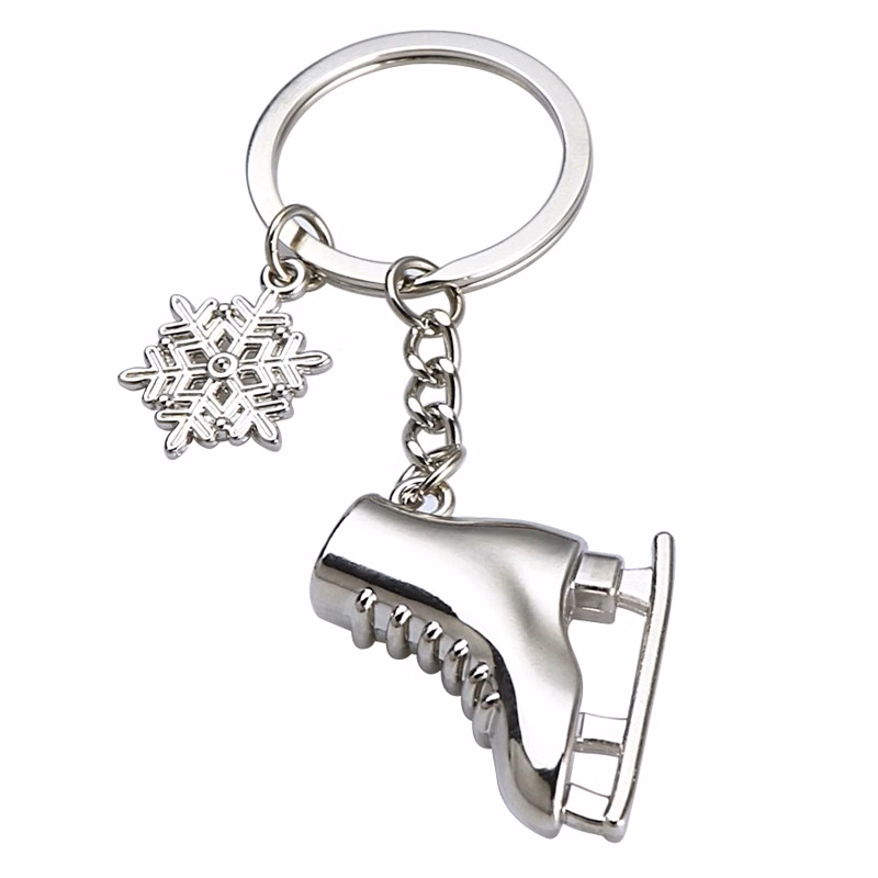 Ice skates keychain