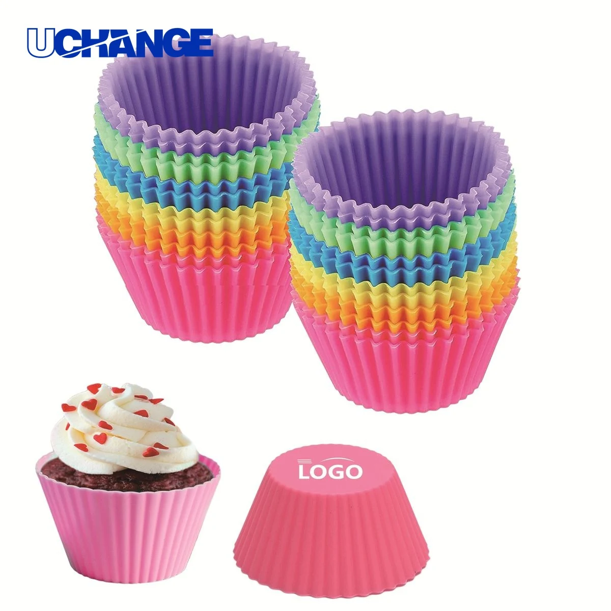 Silicone Muffin Liners Baking Cups for Oven Use 1