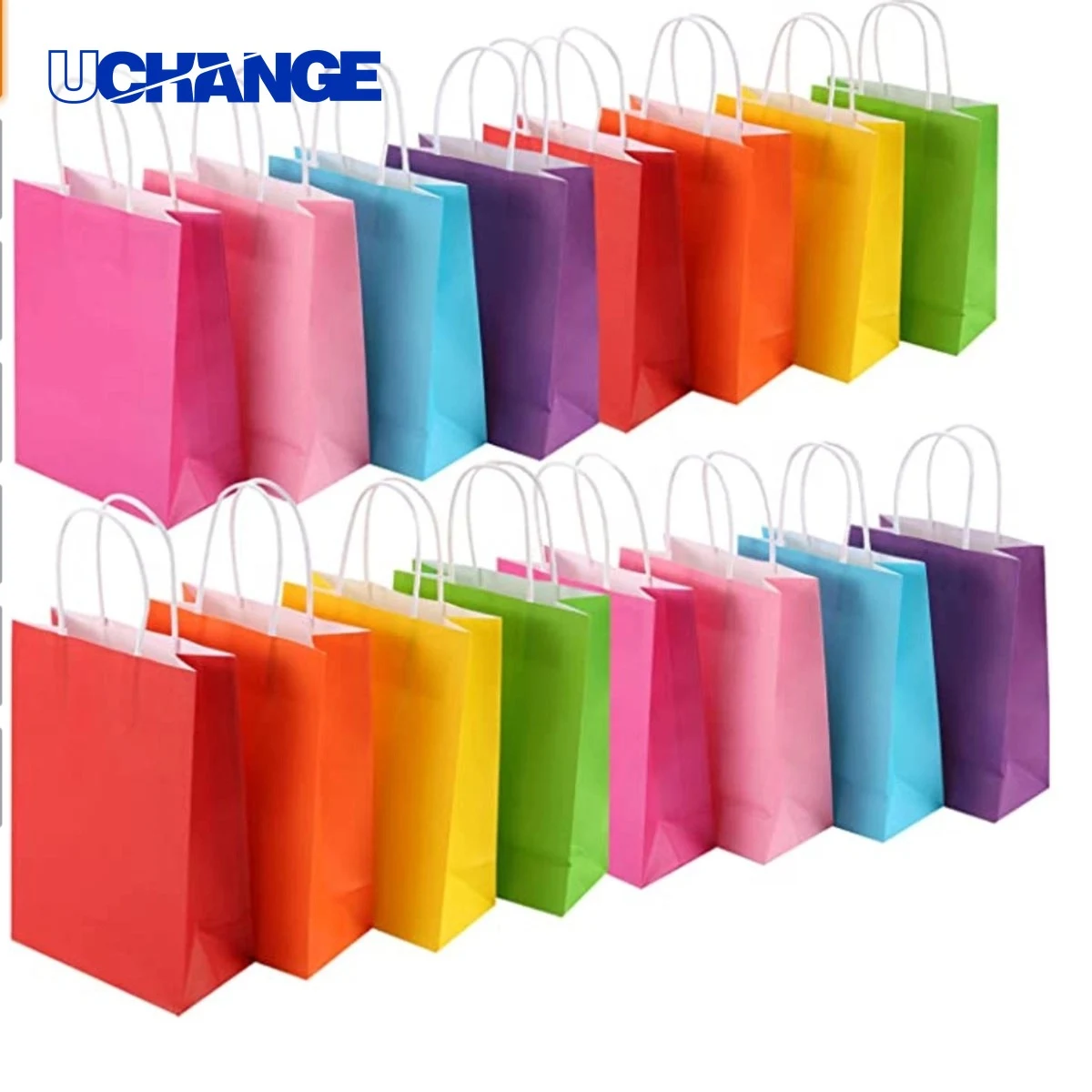 Low MOQ Kraft Paper Shopping Bags 1