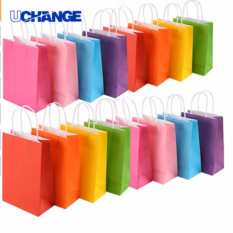 Low MOQ Kraft Paper Shopping Bags