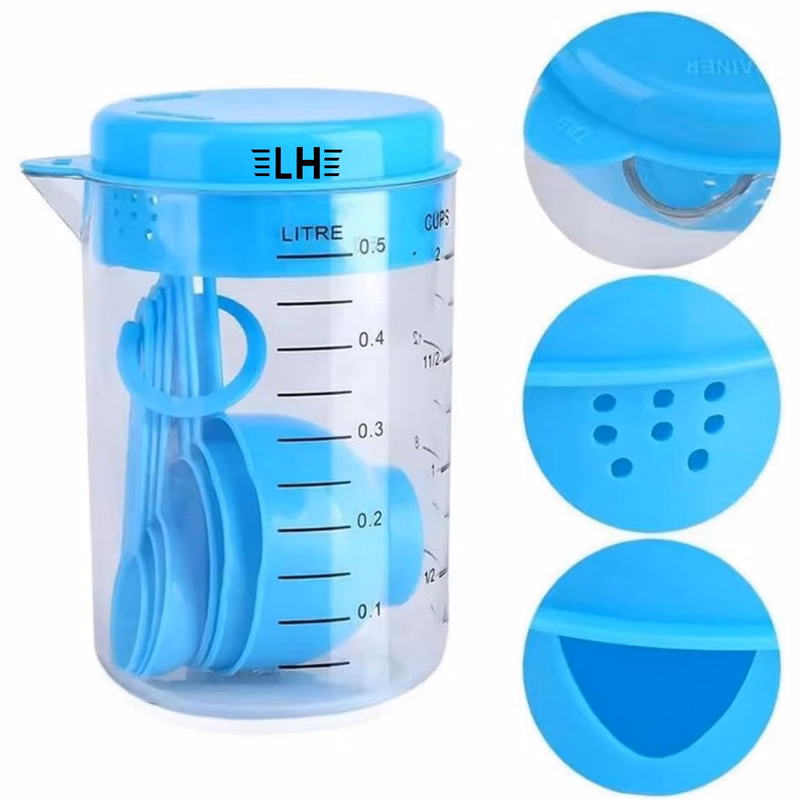 Kitchen Tools Plastic Measuring Spoon and Cup Set