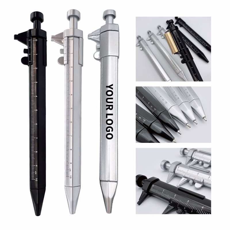 Caliper Ruler Ballpoint Pen 6" Length X 0.5" Width