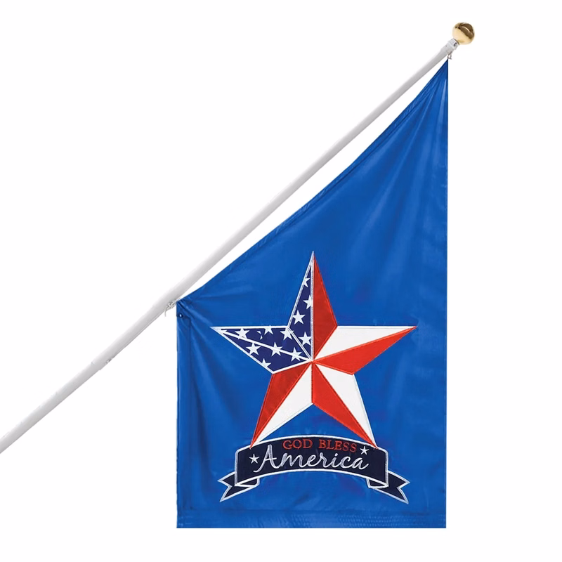 Applique Building Flags 6.93' x 4'