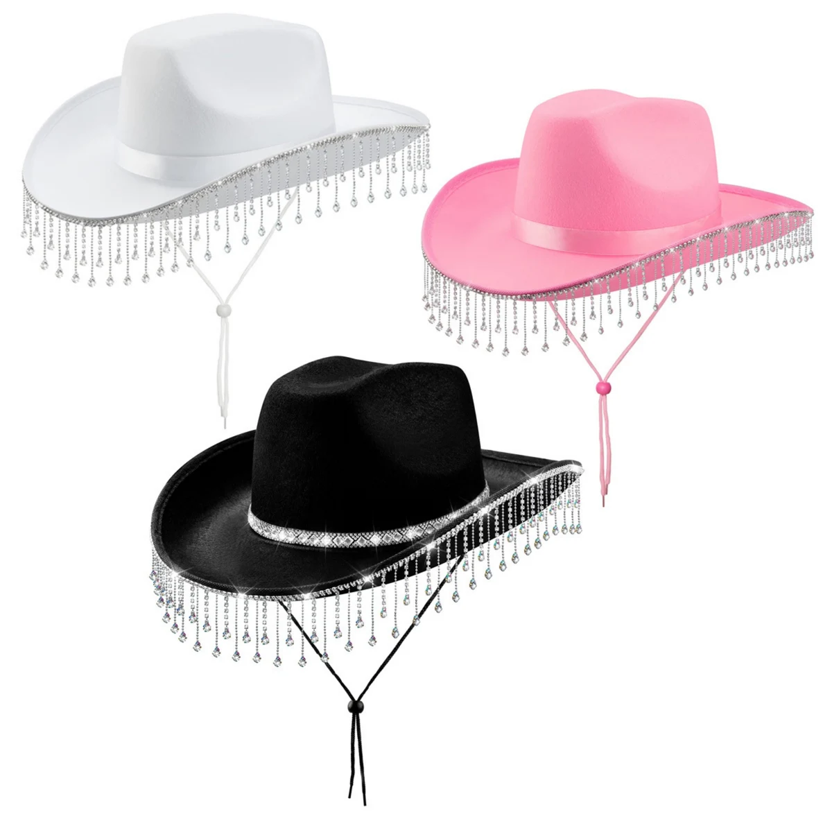 Polyester Felt Western Cowboy Headwear 1