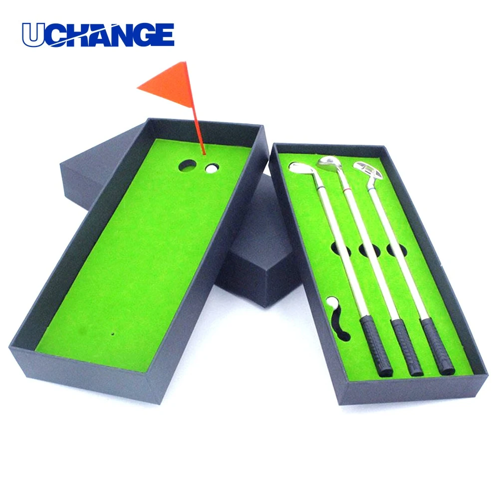 Mini Desktop Golf Ball Pen Gift Set 1