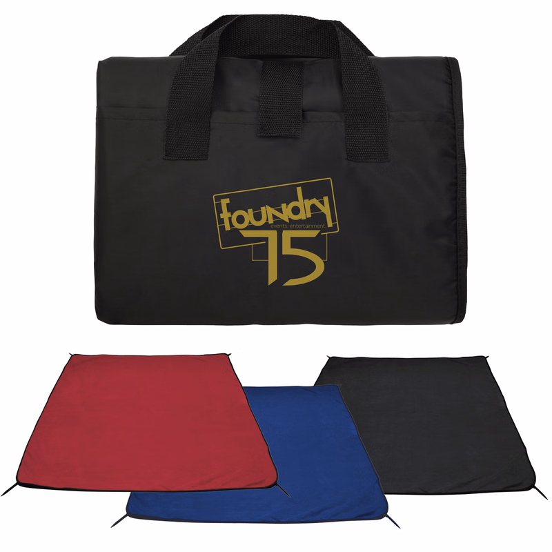 Water-Resistant Recycled Picnic Blanket with Stakes