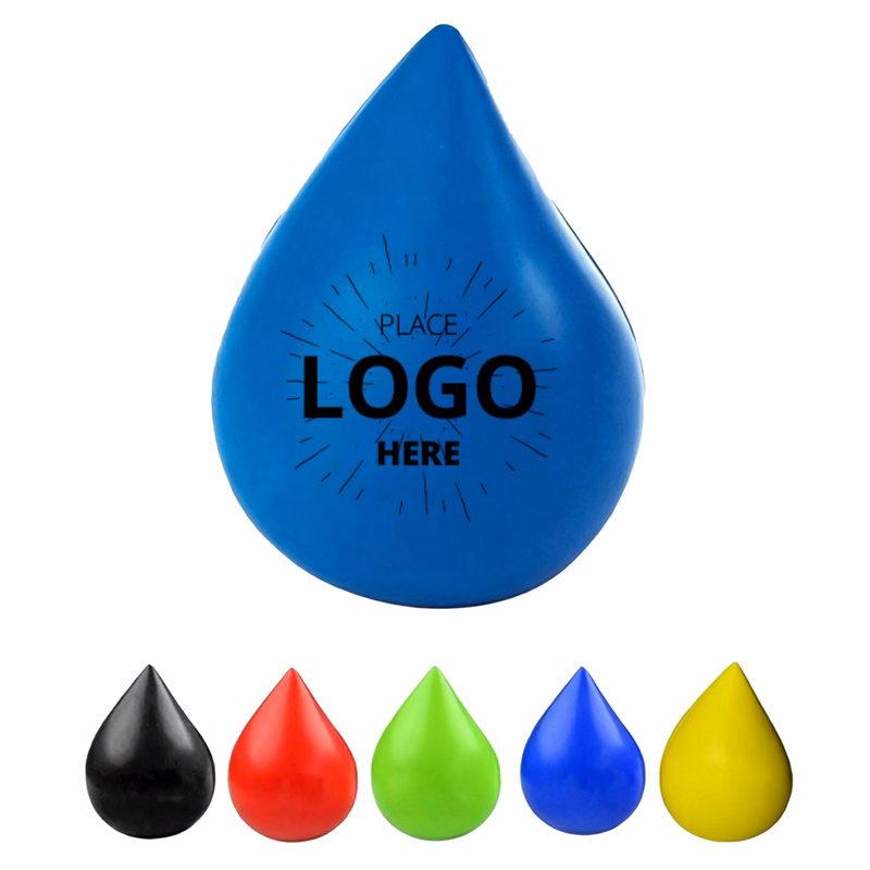 PU Foam Water Drop Stress Reliever Toys