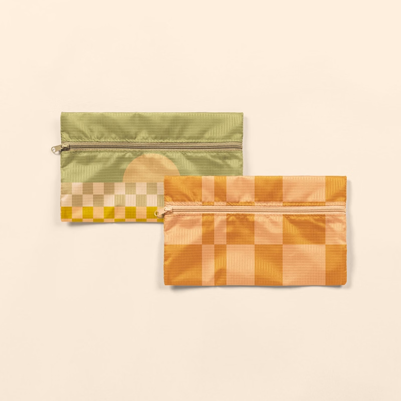 ZIP FRONT POUCHES TUCK & TOSS - RIPSTOP - MEDIUM