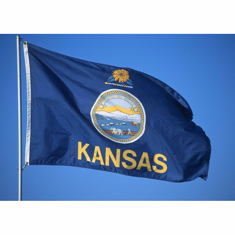 Kansas State Flag - 2' x 3' - Nylon