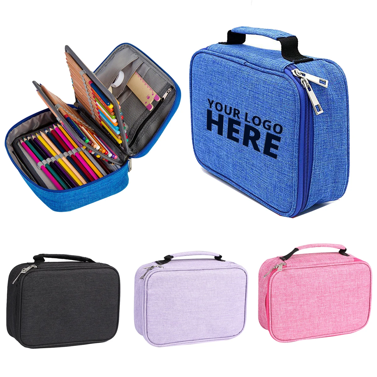 High Capacity Zipper Pencil Case 1