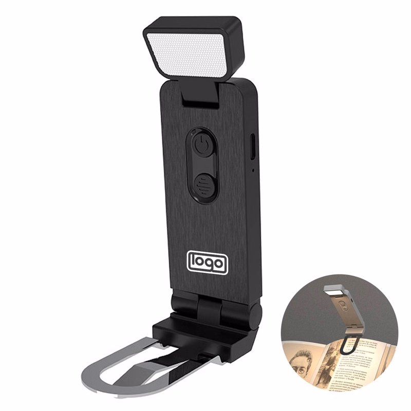 Mini USB Rechargeable Clip-On LED Bookmark Light