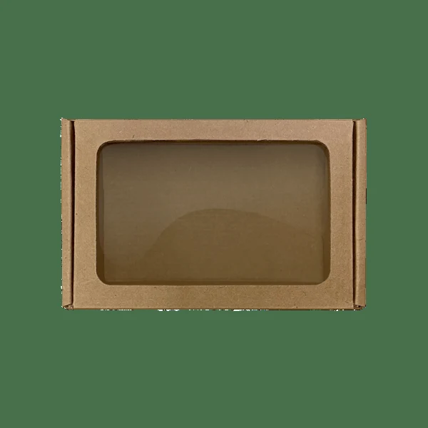 6" x 4" Cardboard Box with Window Lid 1