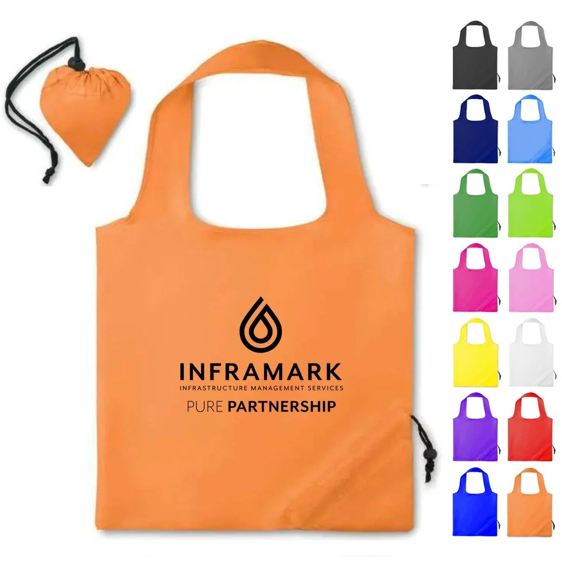 Full Color Collapsible Foldable Bag With Handle 1