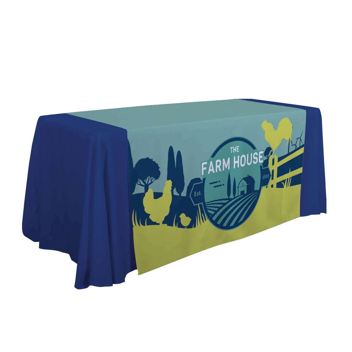 57" Standard Table Runner (Full-Color Full Bleed) 1