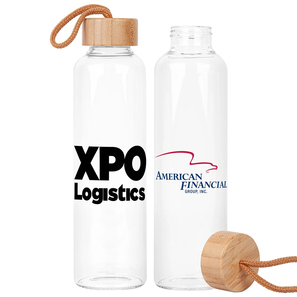The 18oz. Vidro Glass & Bamboo Bottle 1