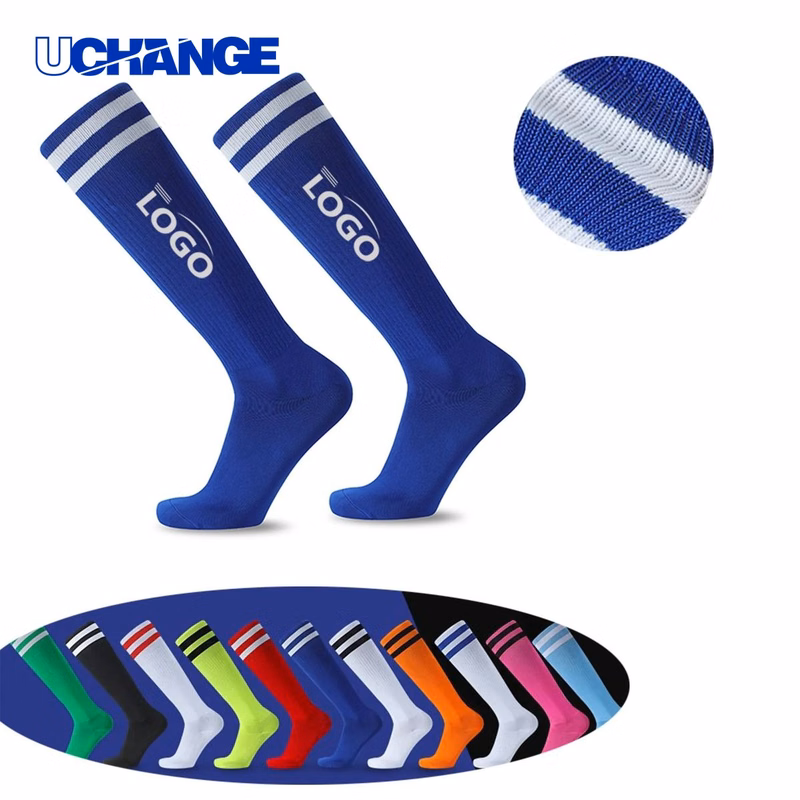 Knee High Striped Athletic Socks