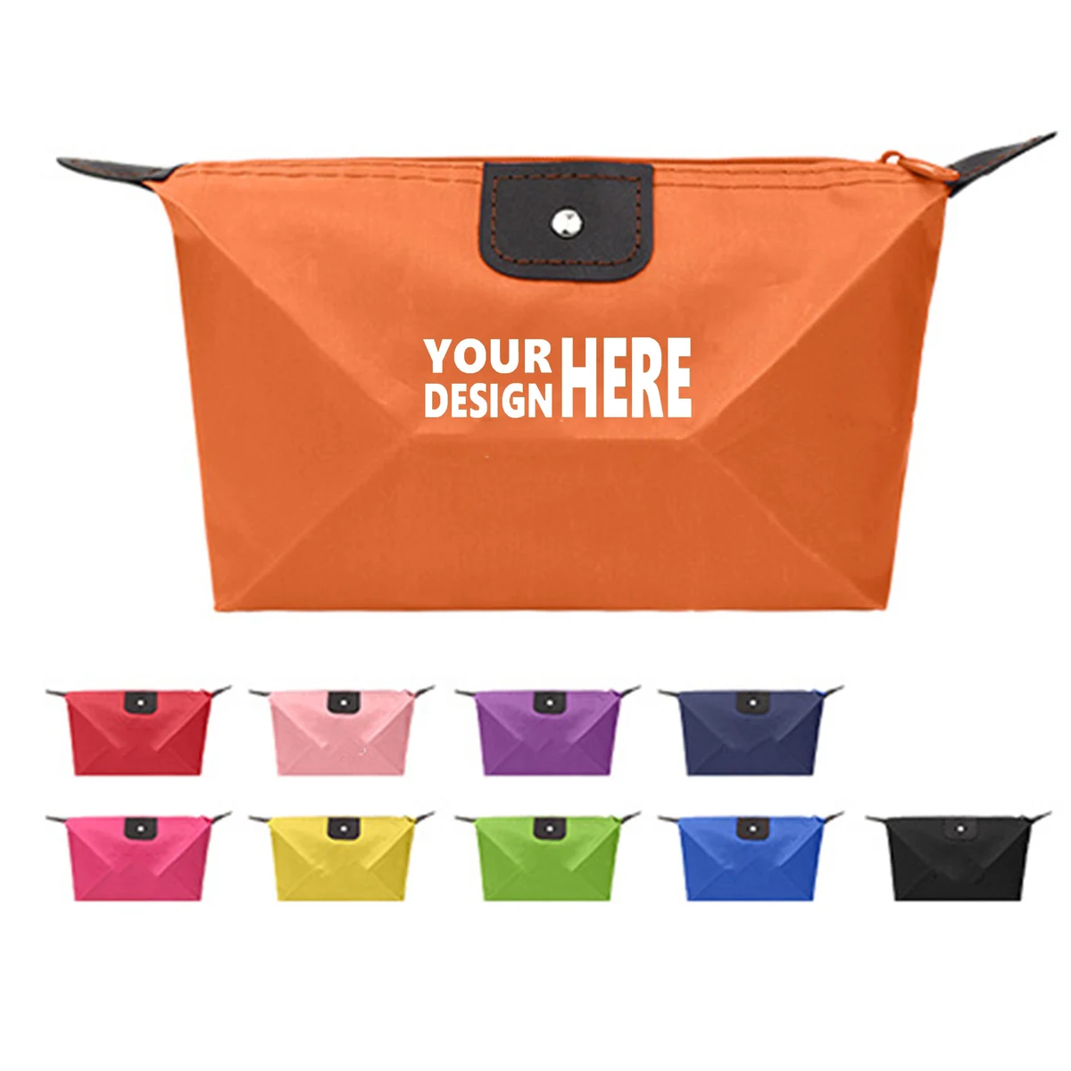 Clutch Style Multi-Color Cosmetic Bag 1
