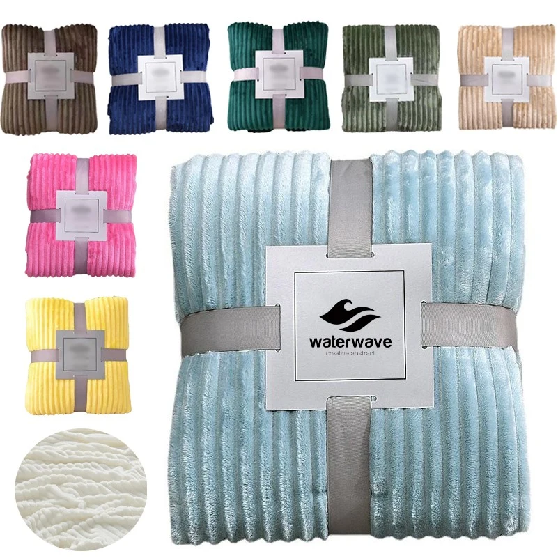 Fleece Extraction Blanket Flannel Air Conditioner Blanket 1