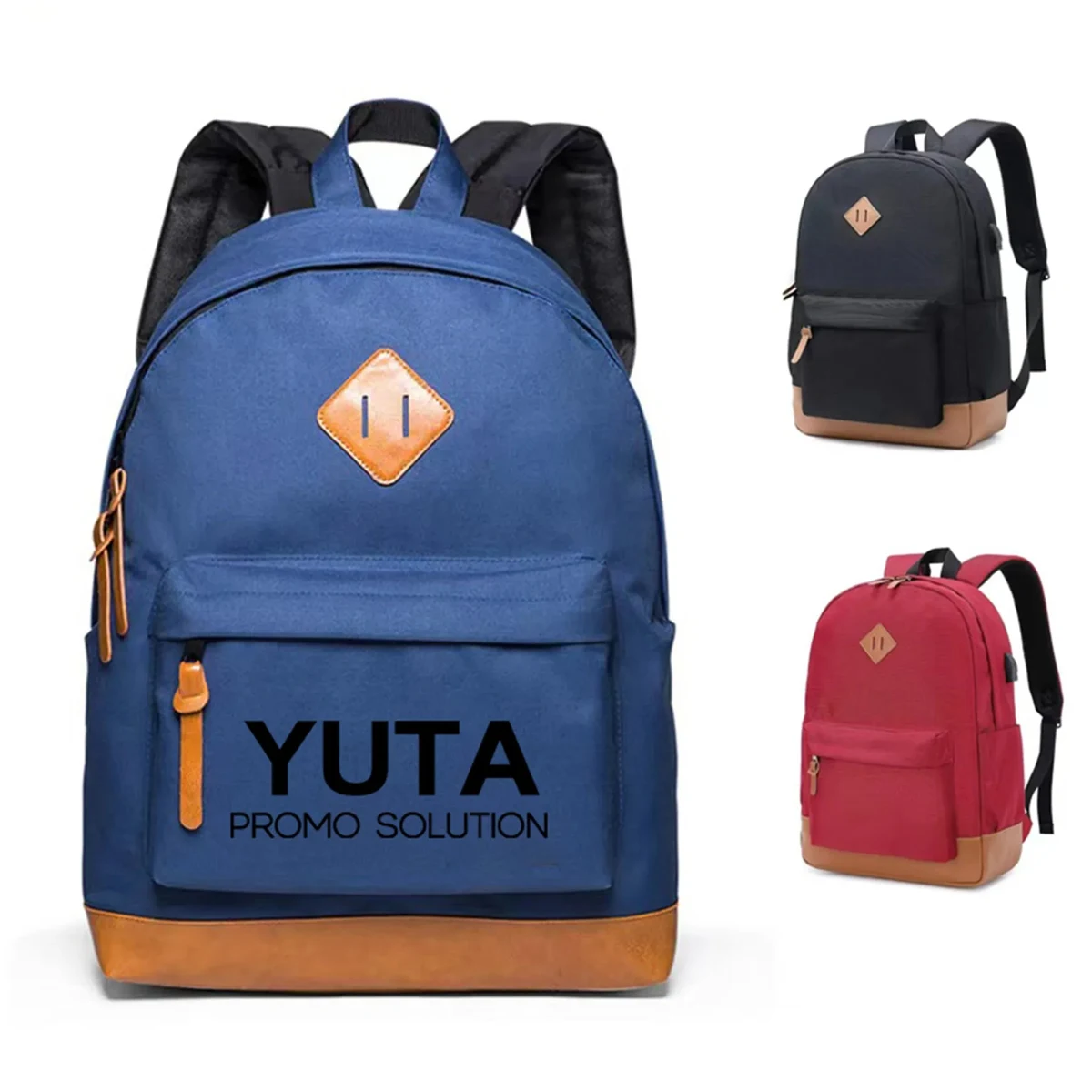 21" Waterproof Usb Laptop School Bookbag 1