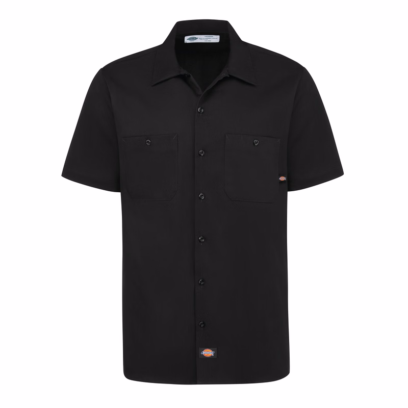 Dickies® Men's Industrial Cotton Short-Sleeve Work Shirt