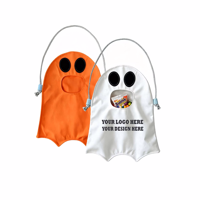 Spooky Ghost Treat Carry Sack For Halloween Kids