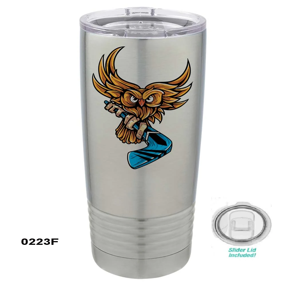 Sublimatable Polar Camel 20 oz. Stainless Steel Vacuum Insulated Tumbler w/Lid 1