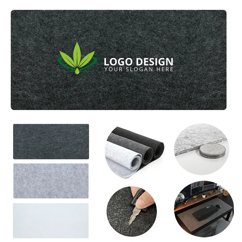 Large Felt Desk Mat For Mouse Keyboard 1